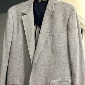 Bonobos Blue Grey Houndstooth knit blazer, Men’s 44S, Standard Fit